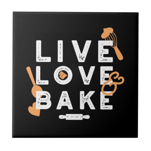 Carreau Love Life, Bake Bliss : Citations de cuisson inspi (Devant)