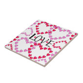 Carreau LOVE ROUGE ROSE DE Tiny Hearts (Côté)