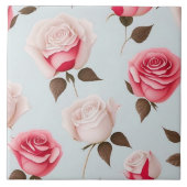 Carreau Love Vintage tendance Collection Rose (Devant)