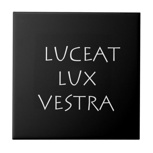 Carreau Luceat lux vestra (Devant)