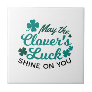 Carreau Lucky Clover Charm - Puisse la chance du Clover Sh