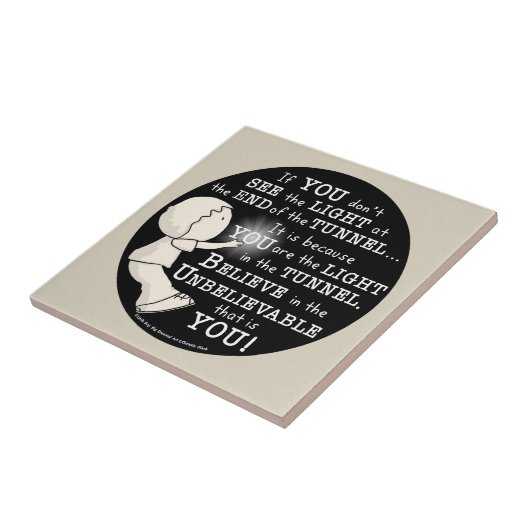 Carreau Lumière dans le tunnel (Côté)