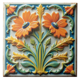Carreau Lumière du soleil préservée dans la porcelaine