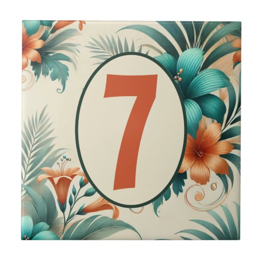Carreau Lumière Tropicale Personnalisable (Devant)