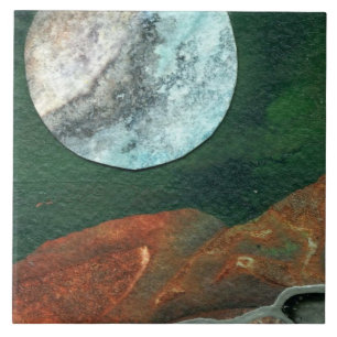 Carreau Lune de glace de la science fiction dans la basse