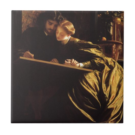Carreau Lune de miel du peintre par Lord Frederic Leighton (Devant)