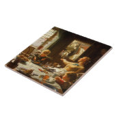 Carreau L'une des familles (l'âne étant Fed) (Côté)