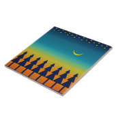 Carreau Lune des pins sunset du sud-ouest (Côté)