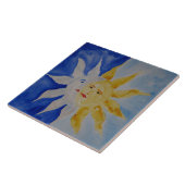 Carreau Lune et aquarelle de Sun (Côté)