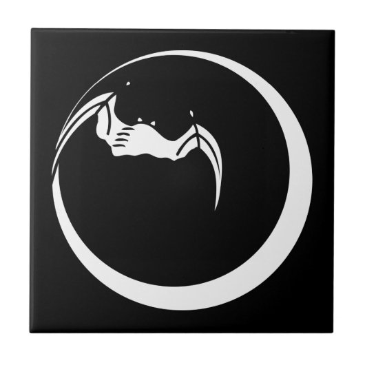 Carreau Lune et chauve-souris (Devant)