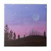 Carreau Lune et étoiles (Devant)