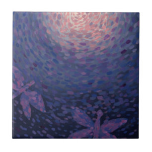 Carreau Lune Libellule