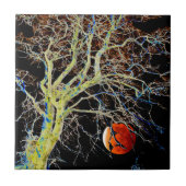 Carreau Lune rouge se lève (Devant)