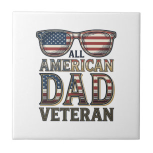 Carreau Lunettes de soleil patriotiques pour vétéran All A