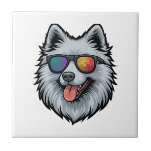 Carreau Lunettes de soleil pour chien Montagne Coucher de