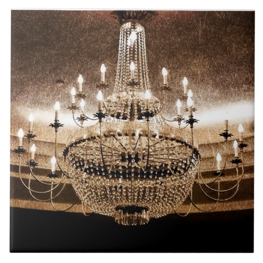 Carreau Lustre en cristal Dazzle Glitz Glam Display Carrel (Devant)