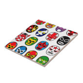 Carreau Lutte mexicaine de lutteur de masque de Lucha (Côté)