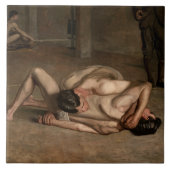 Carreau Lutteurs (par Thomas Eakins) (Devant)