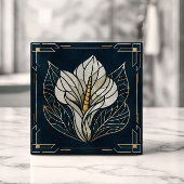 Carreau Luxe Calla Lily Pearl et or