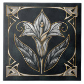 Carreau Luxe Calla Lily Pearl et or (Devant)