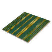 Carreau Luxe Moderne Green Gold Linen Texture Collection (Côté)