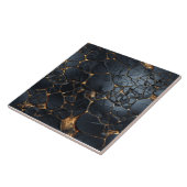 Carreau Luxueux Black and Gold Abstrait (Côté)
