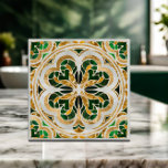 Carreau Luxueux trèfle à quatre feuilles<br><div class="desc">Luxueux trèfle à quatre feuilles</div>