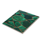 Carreau Luxury Emerald Malachite Green Marble Abstract (Côté)