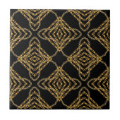 Carreau Luxury Gold Chain Geometric Pattern (Devant)