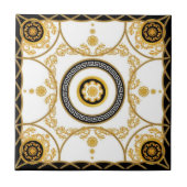 Carreau Luxury Greek Baroque Gold Medallion Pattern (Devant)