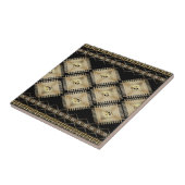 Carreau Luxury Greek Geometric Gold Pattern (Côté)