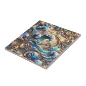 Carreau Luxury Home | Rainbow Coastal Ocean Waves (Côté)