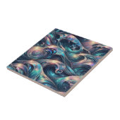 Carreau Luxury Home | Rainbow Coastal Ocean Waves (Côté)