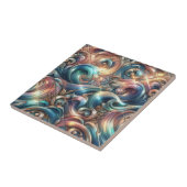 Carreau Luxury Home | Rainbow Coastal Ocean Waves (Côté)