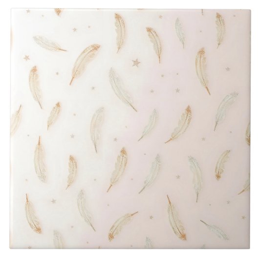 Carreau Luxury Modern Feathers Boho Collection (Devant)