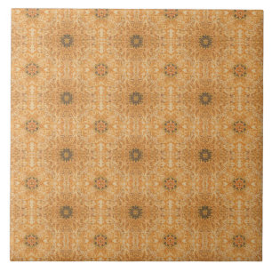 Carreau Luxury Vintage Islamic Geometric Sand Terracotta