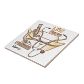 Carreau LVN Infirmière Collage personnalisé Infirmière tui (Côté)