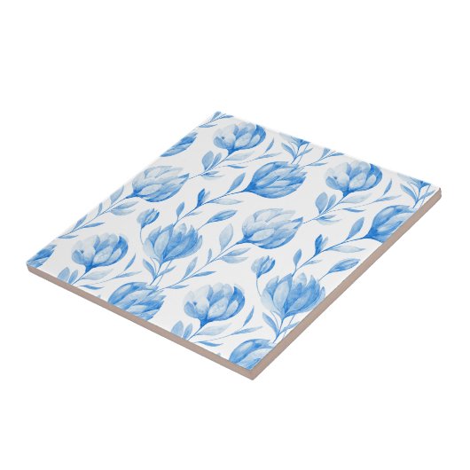 Carreau Lys bleus (Côté)