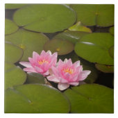 Carreau Lys d'eau en fleurs (Devant)