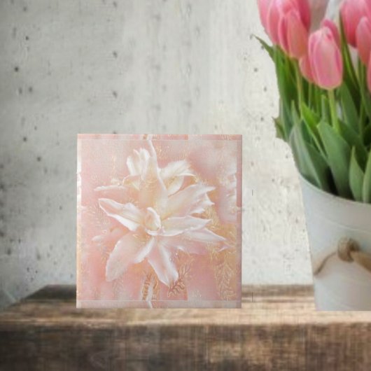Carreau Lys En Imaginaire Rose