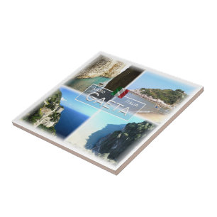 Carreau LZO015 GAETA, Mosaïque, Latium, Italie,