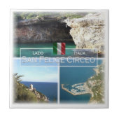 Carreau LZO033 SAN FELICE CIRCEO, Latium, Italie, (Devant)