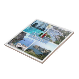 Carreau LZO042 PONZA, Latium, Italie,