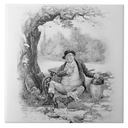 Carreau M. Pickwick, de 'Charles Dickens : Un bavardage (Devant)