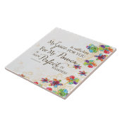 Carreau Ma grâce est suffisante (Côté)