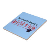 Carreau Ma race préférée est secourue (Côté)