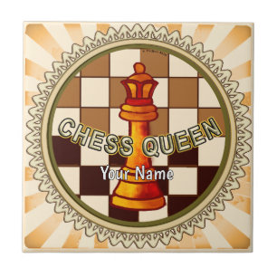 Carreau Ma Reine d'Échecs