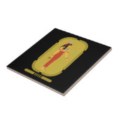 Carreau Maat Sur Gold Cartouche (Côté)