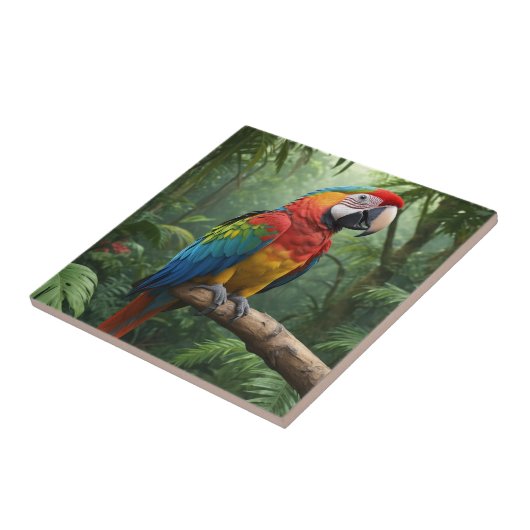 Carreau Macaw Parrot (Côté)
