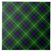 Carreau MacDonald tartan bleu vert plaid (Devant)